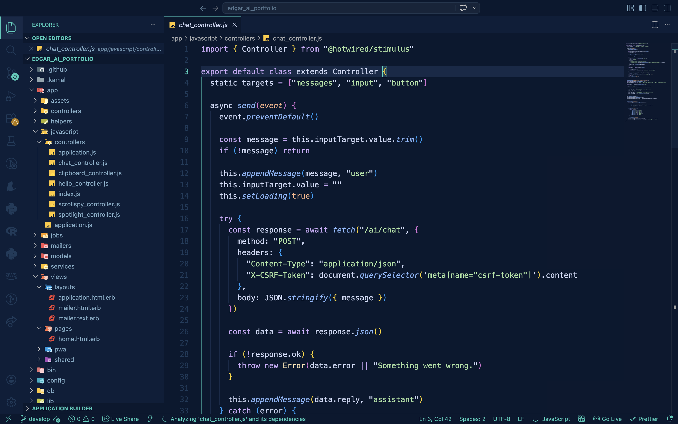 Deepforge theme in VS Code